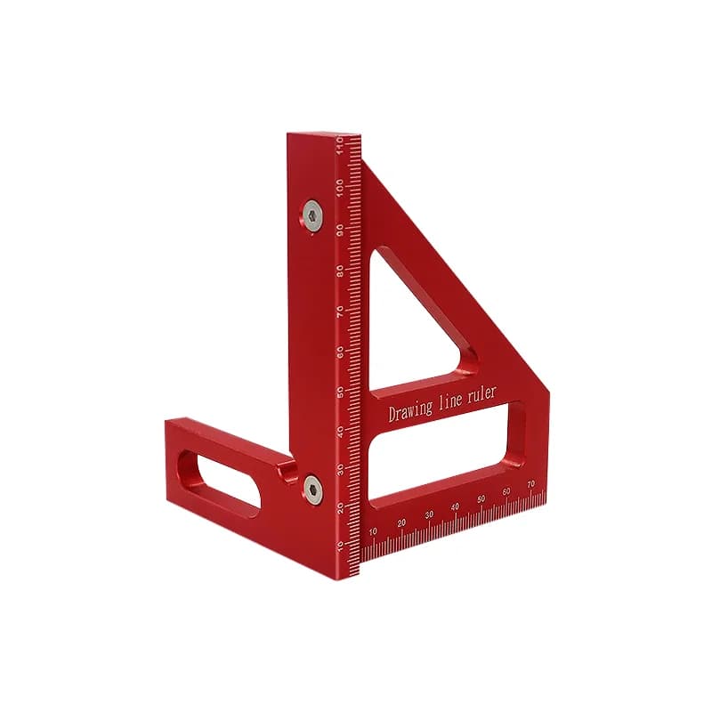 Echer și raportor multi-unghiuri din aluminiu pentru tâmplărie