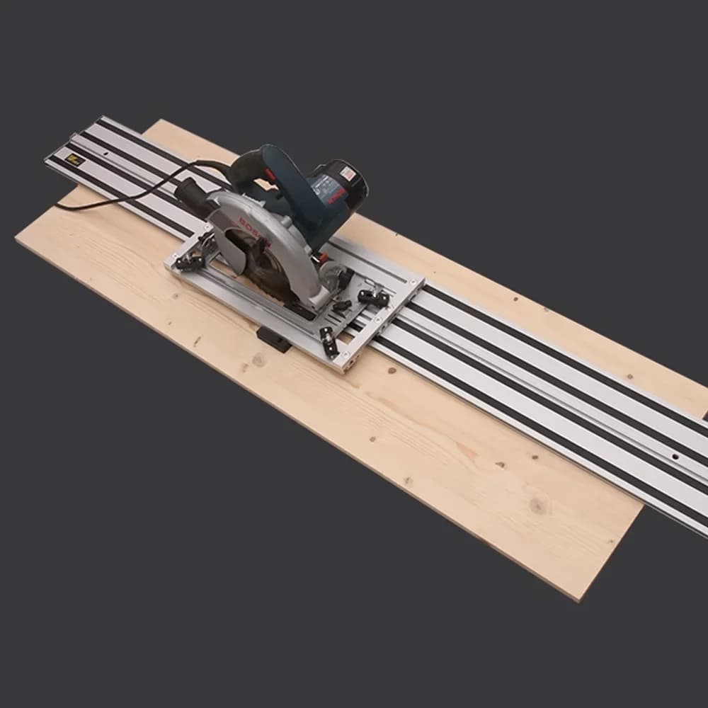 Șină de ghidaj extrudată din aluminiu pentru ferăstraie circulare