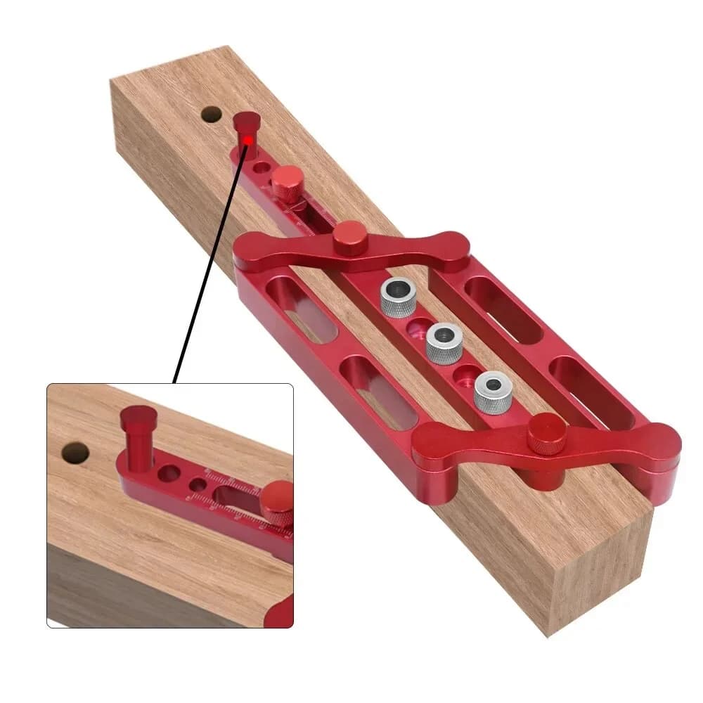 Jig auto-centrare pentru cuie de lemn, 6/8/10mm metric