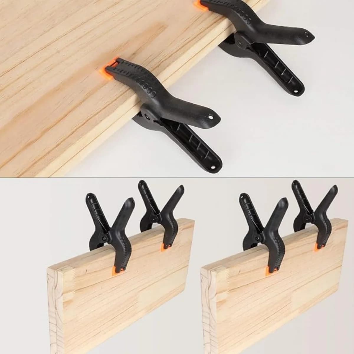 Set 10 buc. Cleme plastice cu arc tip toggle, 2 inch