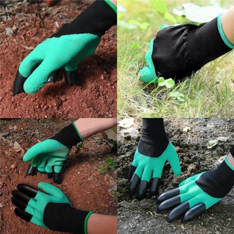 Mănuși de grădină impermeabile cu acoperire latex și gheare