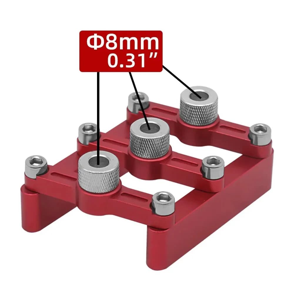 Sablon auto-centrant pentru conectori (dowels) cu manșoane 3-10mm