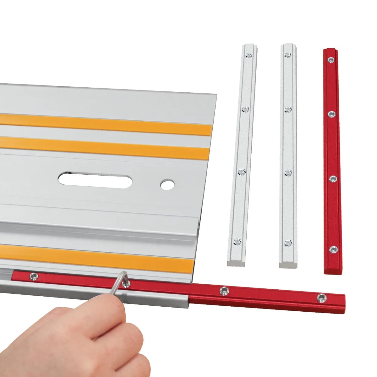Kit universal de conector pentru șine de frezat