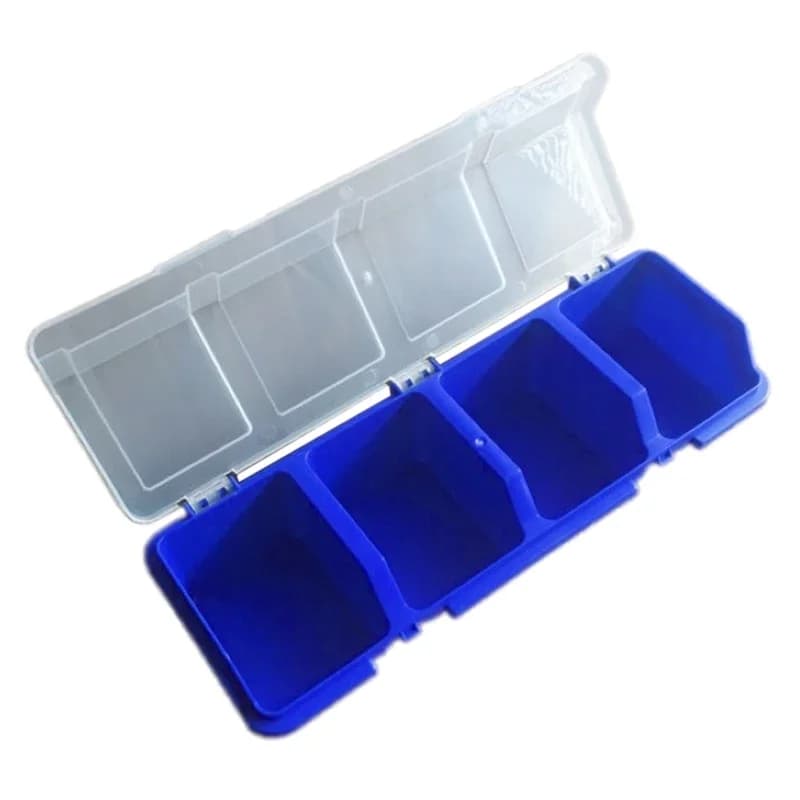 Cutie plastică depozitare hardware cu capac conexiune oblică