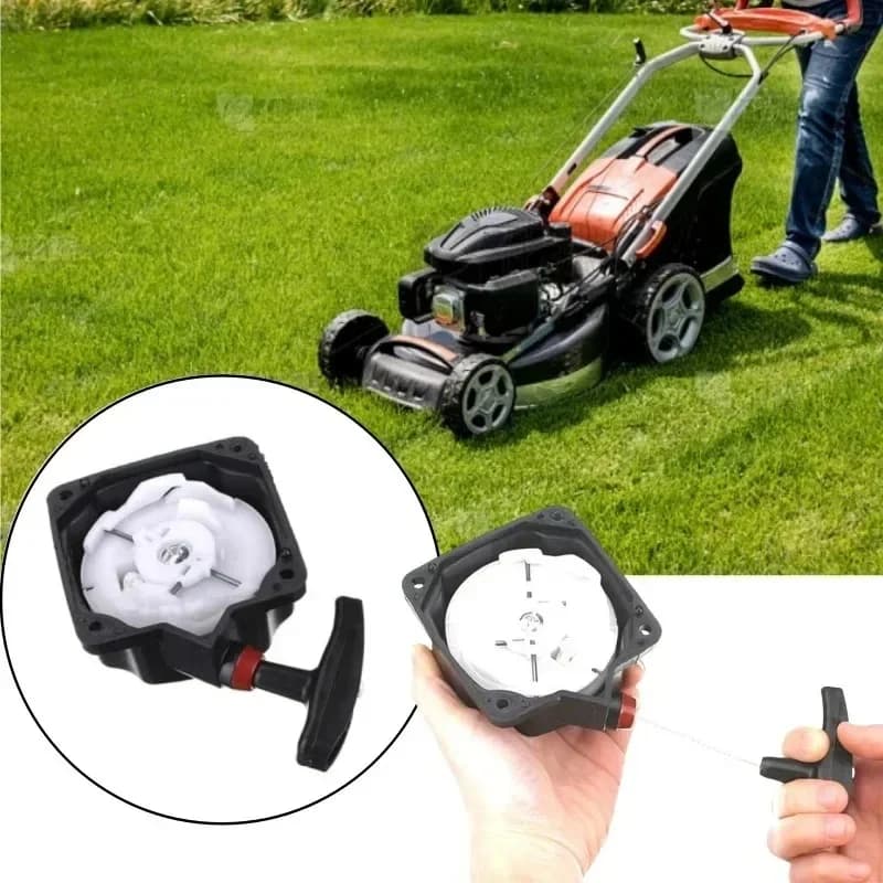 Ansamblu demaror manual cu sfoară, 80mm, pentru mașini de tuns iarba