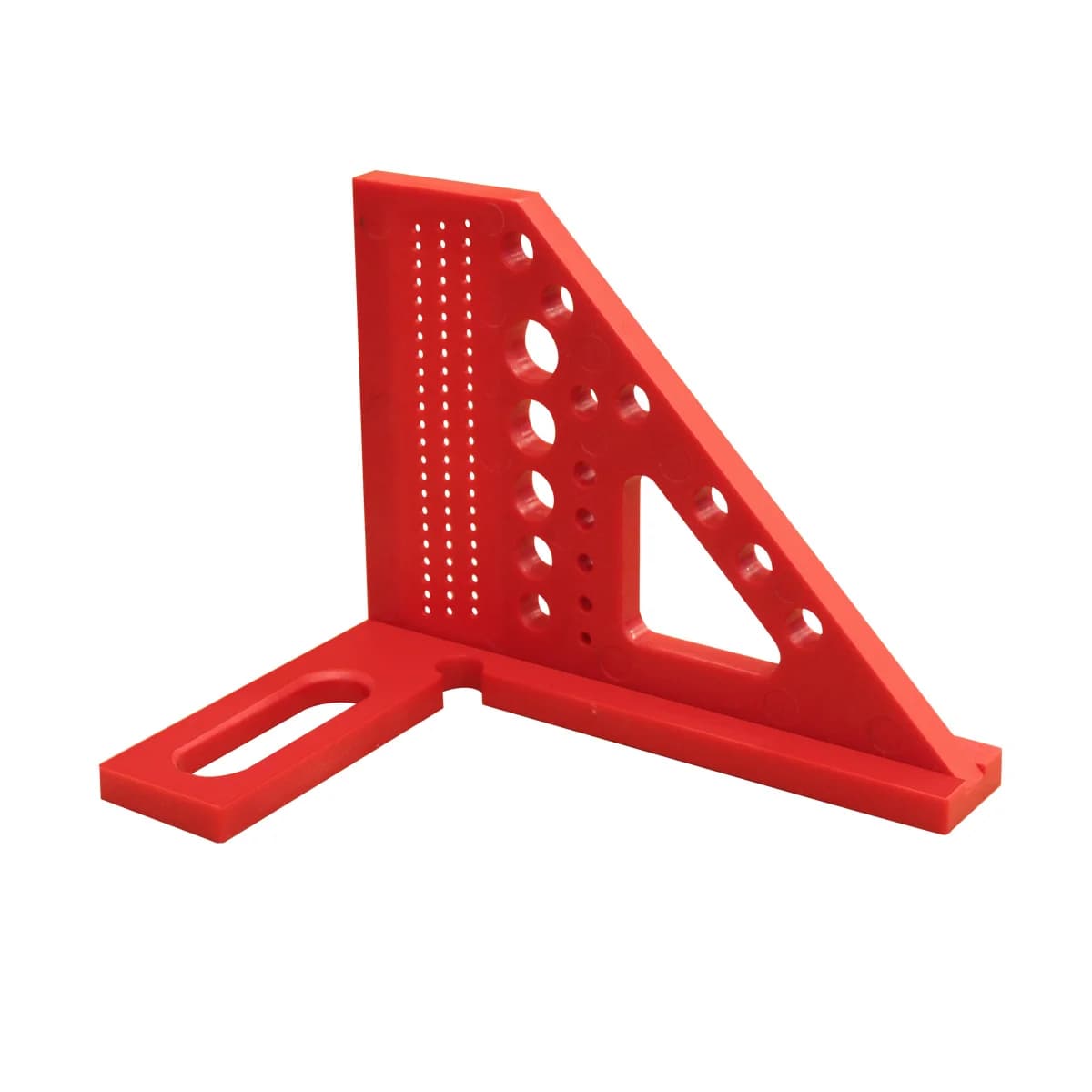 Rigla pătrată din plastic pentru ingineri, 45/90 grade