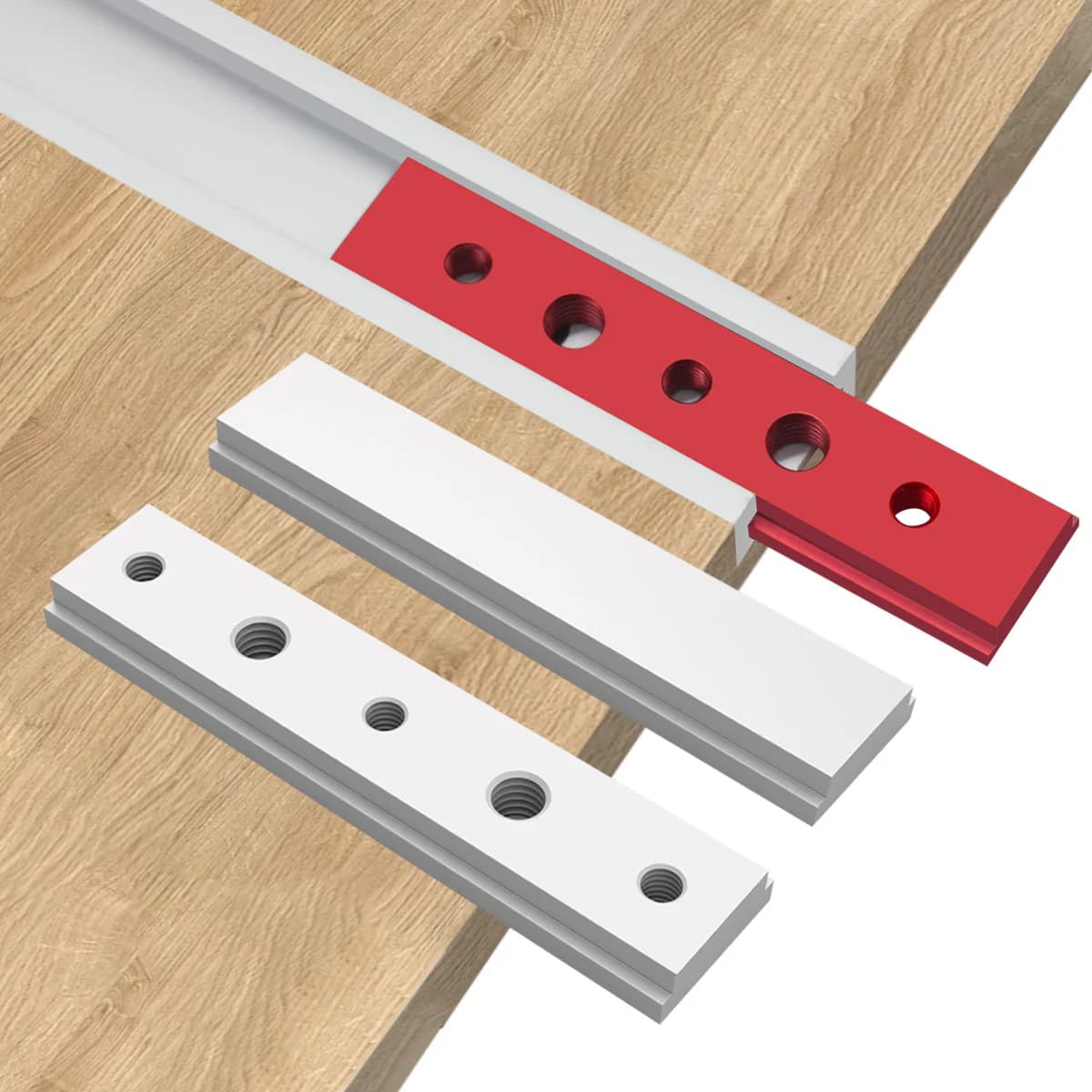Glisor bară de oblic 100mm din aluminiu pentru șine T-slot