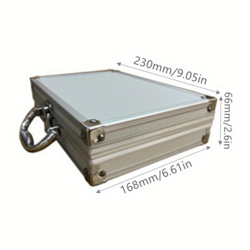 Carcasă portabilă de depozitare din aluminiu fără burete