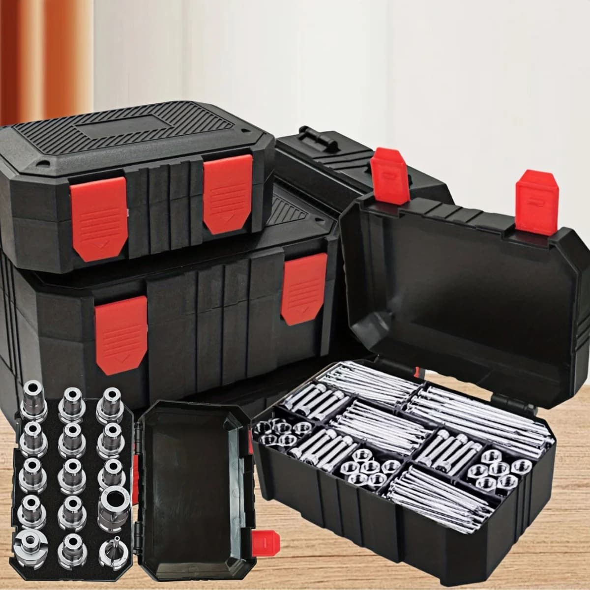 Cutie mică din plastic pentru depozitarea accesoriilor și sculelor