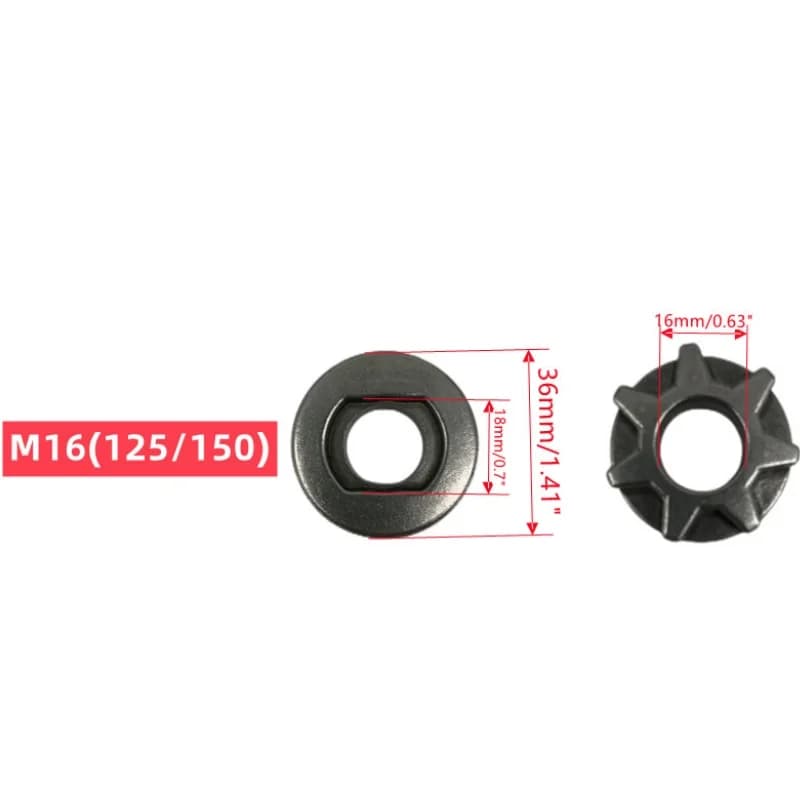 Pinion lanț pentru drujbă, adaptor pentru polizor unghiular