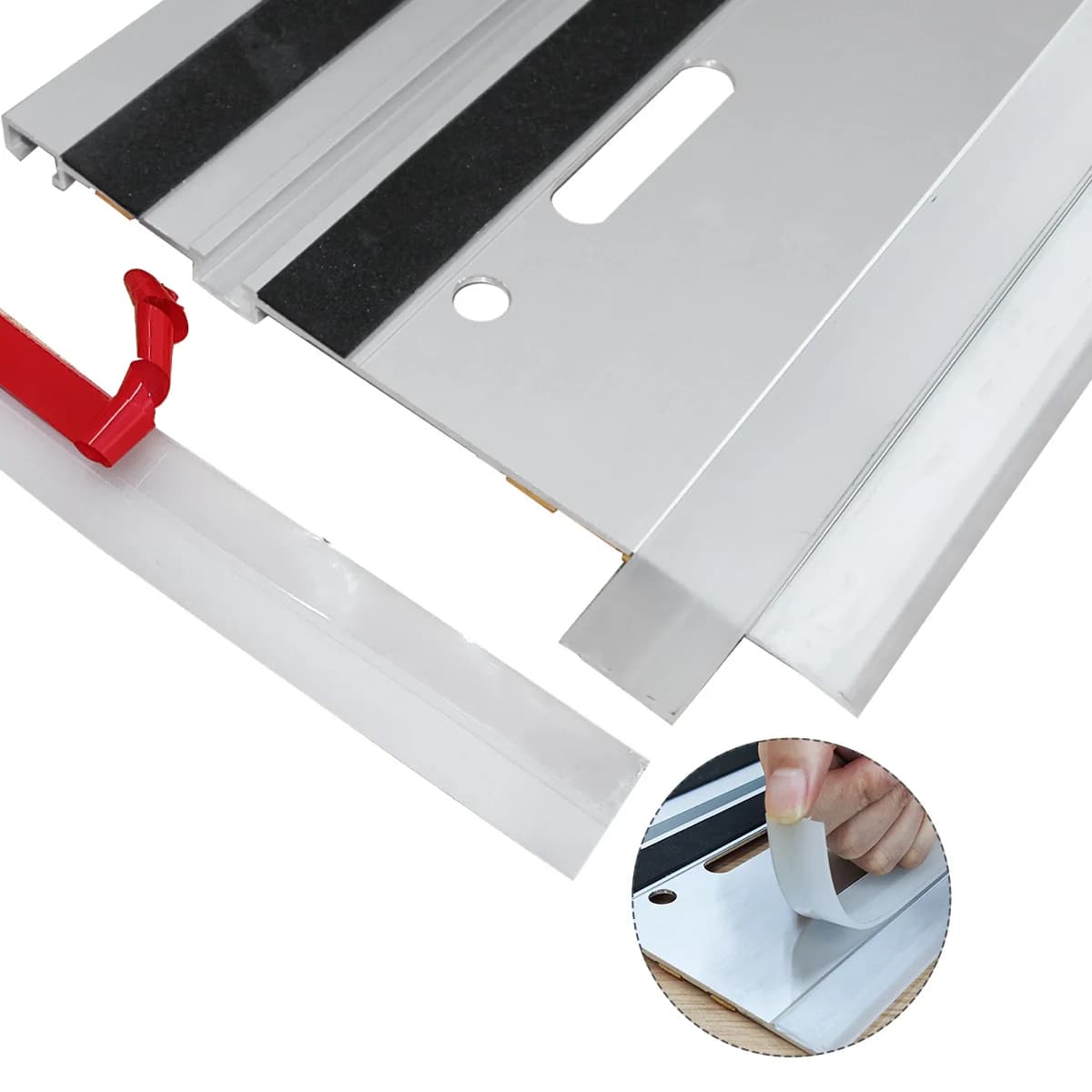 Bandă de protecție anti-achiere pentru șină de ferăstrău, grosime 2.5mm