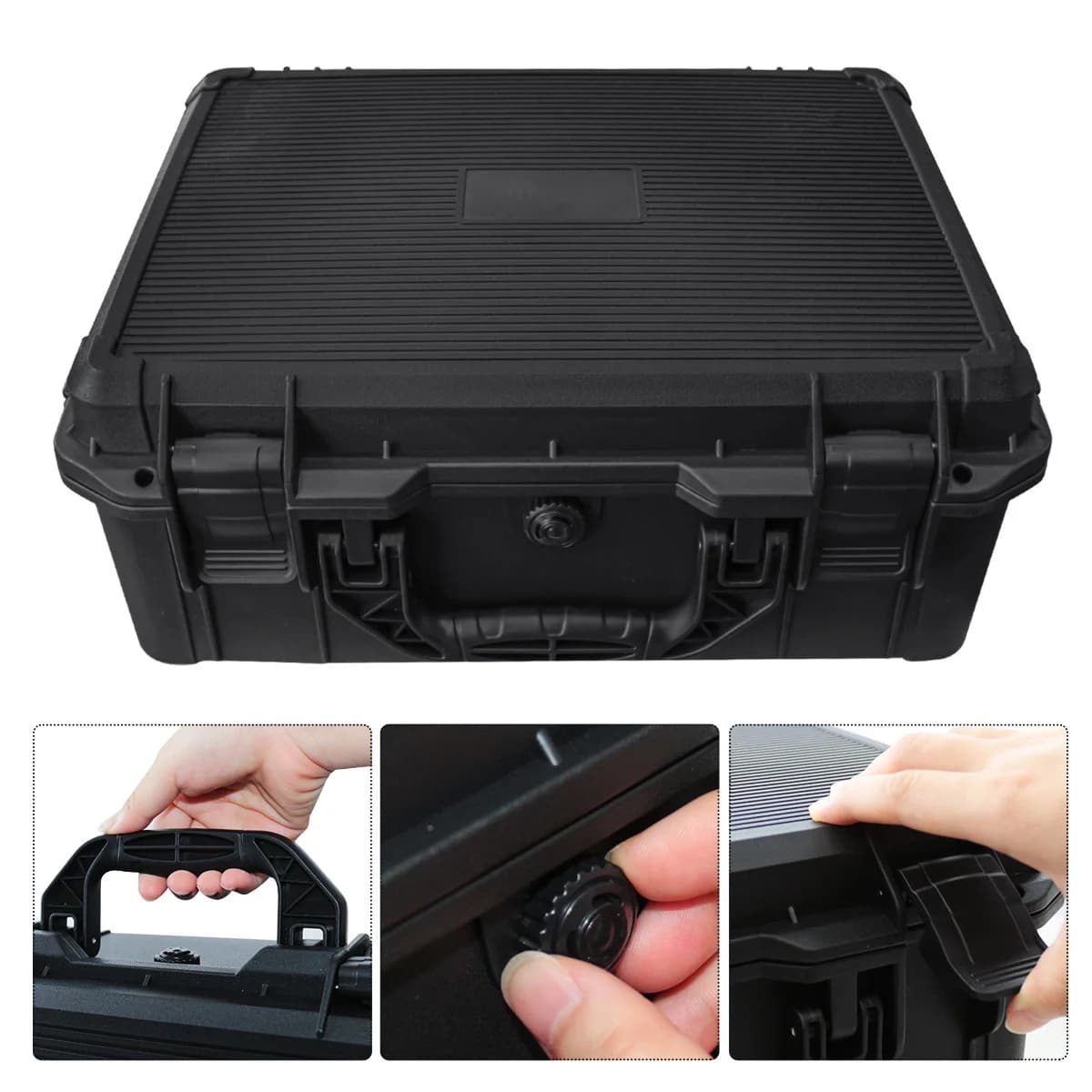 Cutie de scule universală portabilă din plastic cu insert spumă