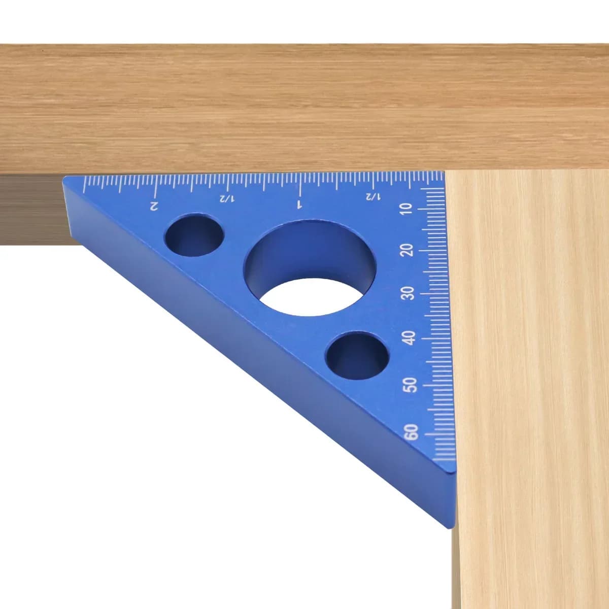 Rigla de unghi precisă din aluminiu 45/90 grade