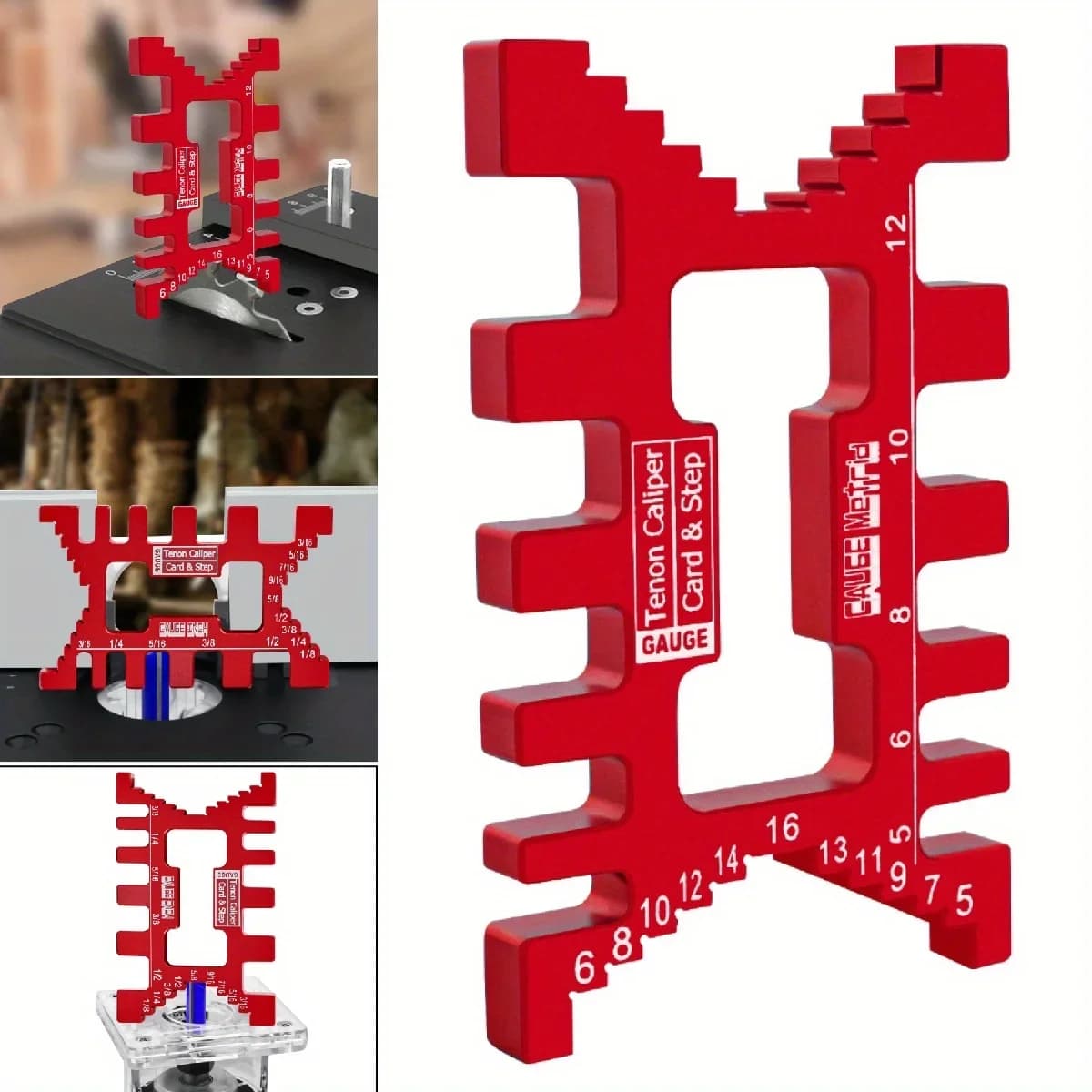 Calibru de precizie pentru spațiile de tenon metric și imperial