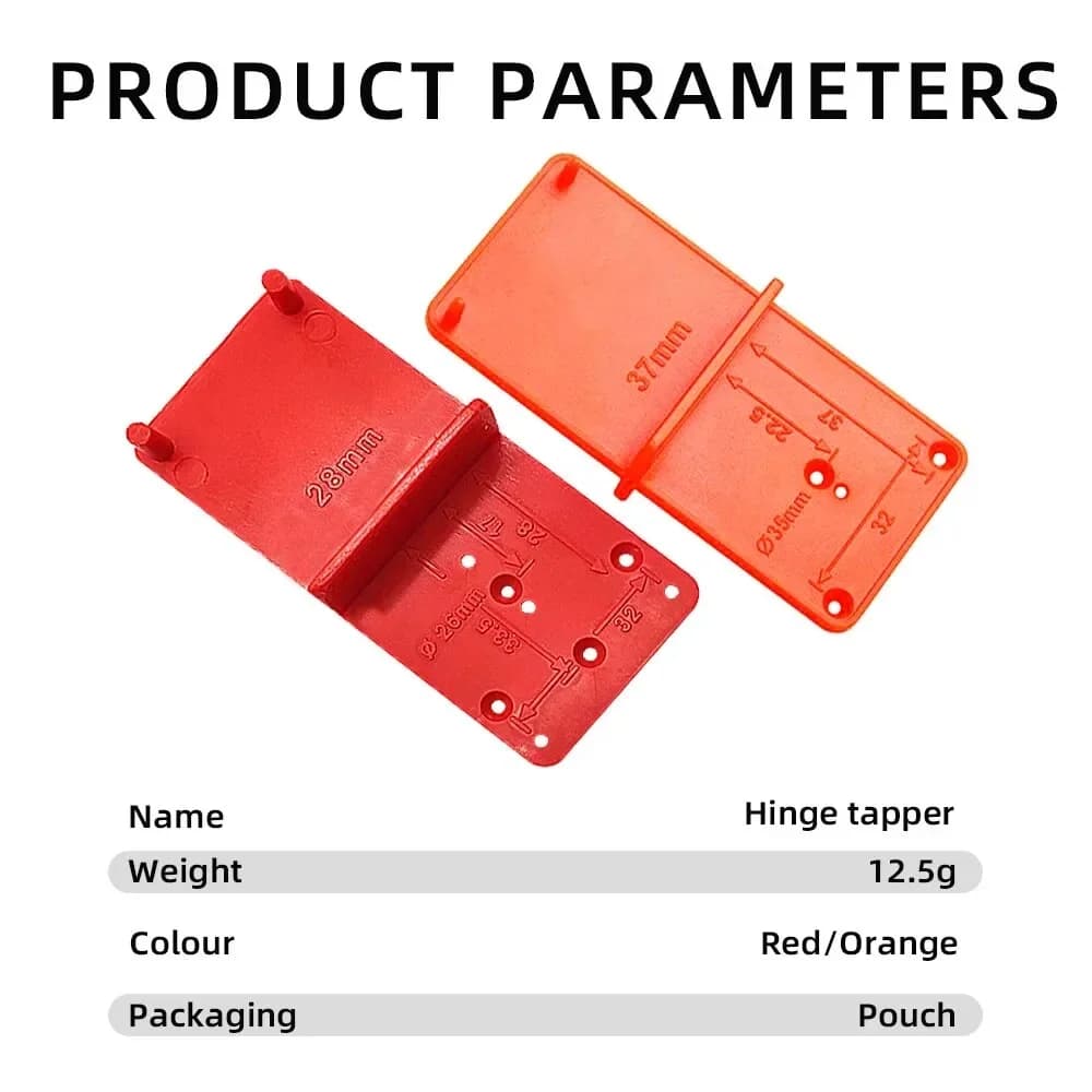 Ghid de perforare pentru balamale 26/35/40mm