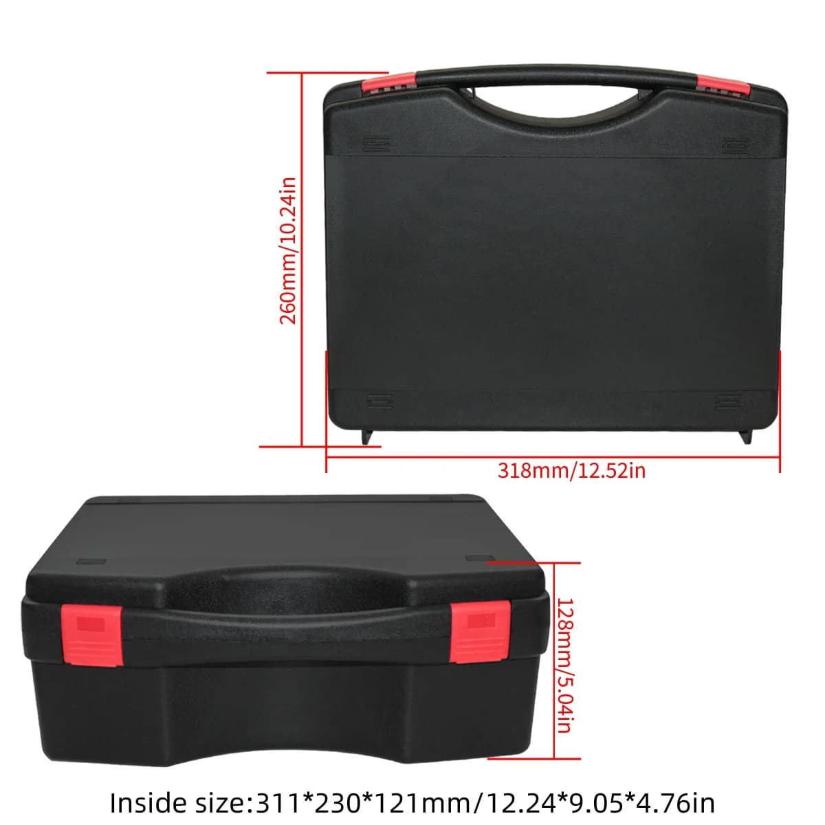 Husă portabilă multifuncțională din plastic pentru instrumente