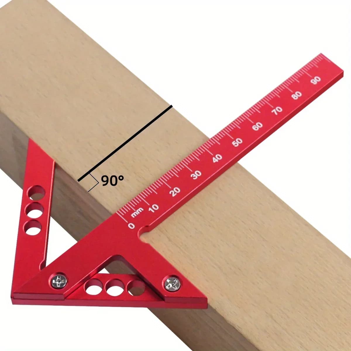 Compas de marcat centru pentru lemn cu calibre 45/90°