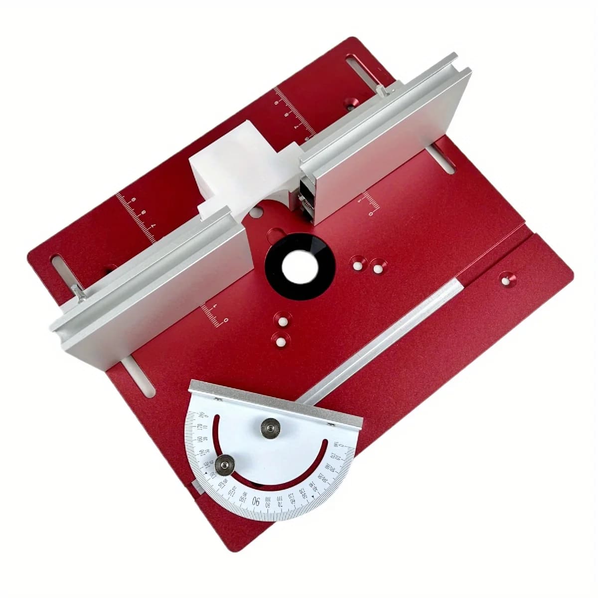 Placă de inserție din aluminiu pentru masă freză cu suporturi glisante