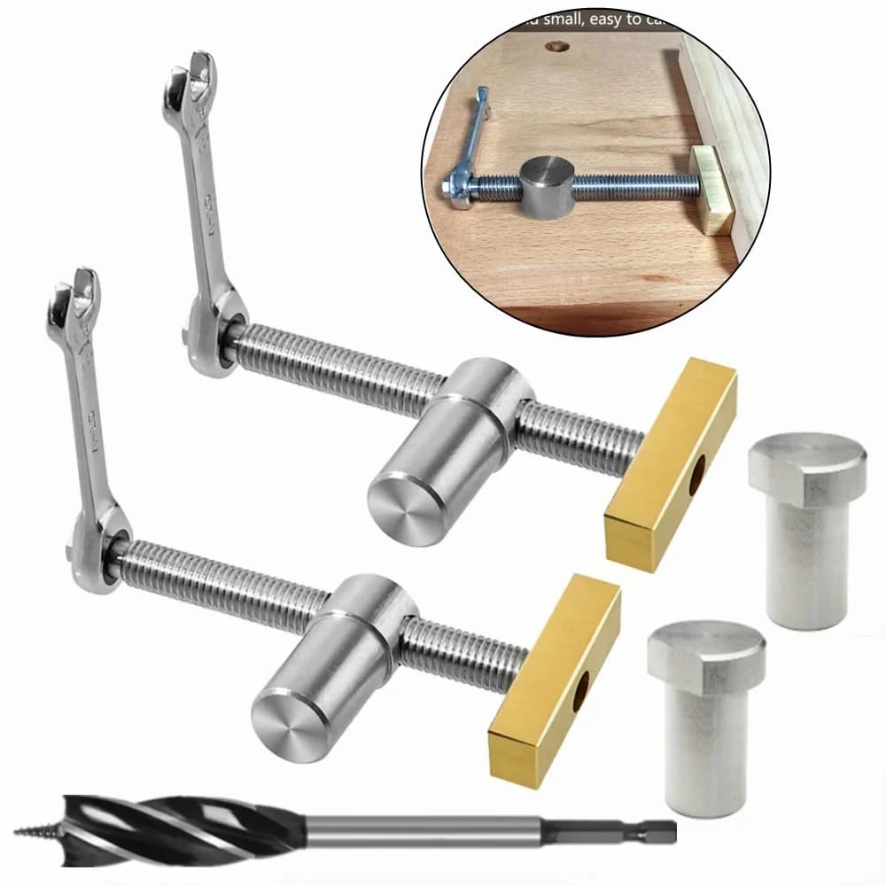 Clema reglabilă pentru masă de lucru cu orificii de 19/20mm