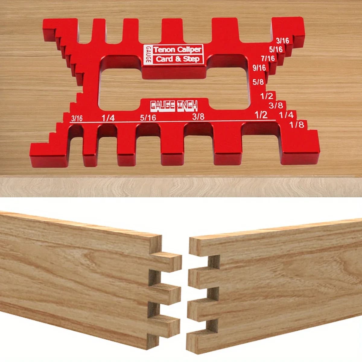 Calibru de precizie pentru spațiile de tenon metric și imperial
