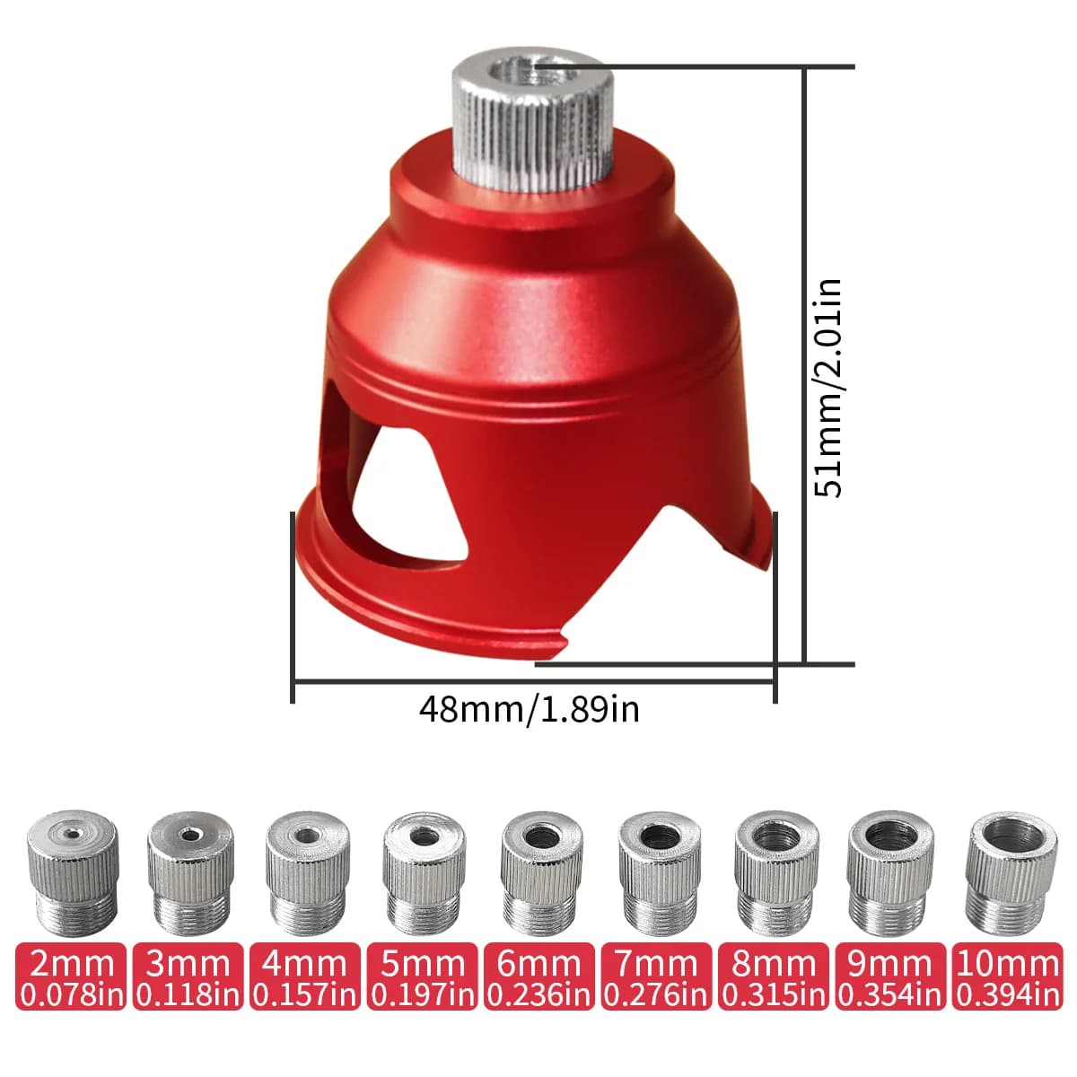 Kit de ghidaj vertical pentru găuri și conectori, 2-10mm