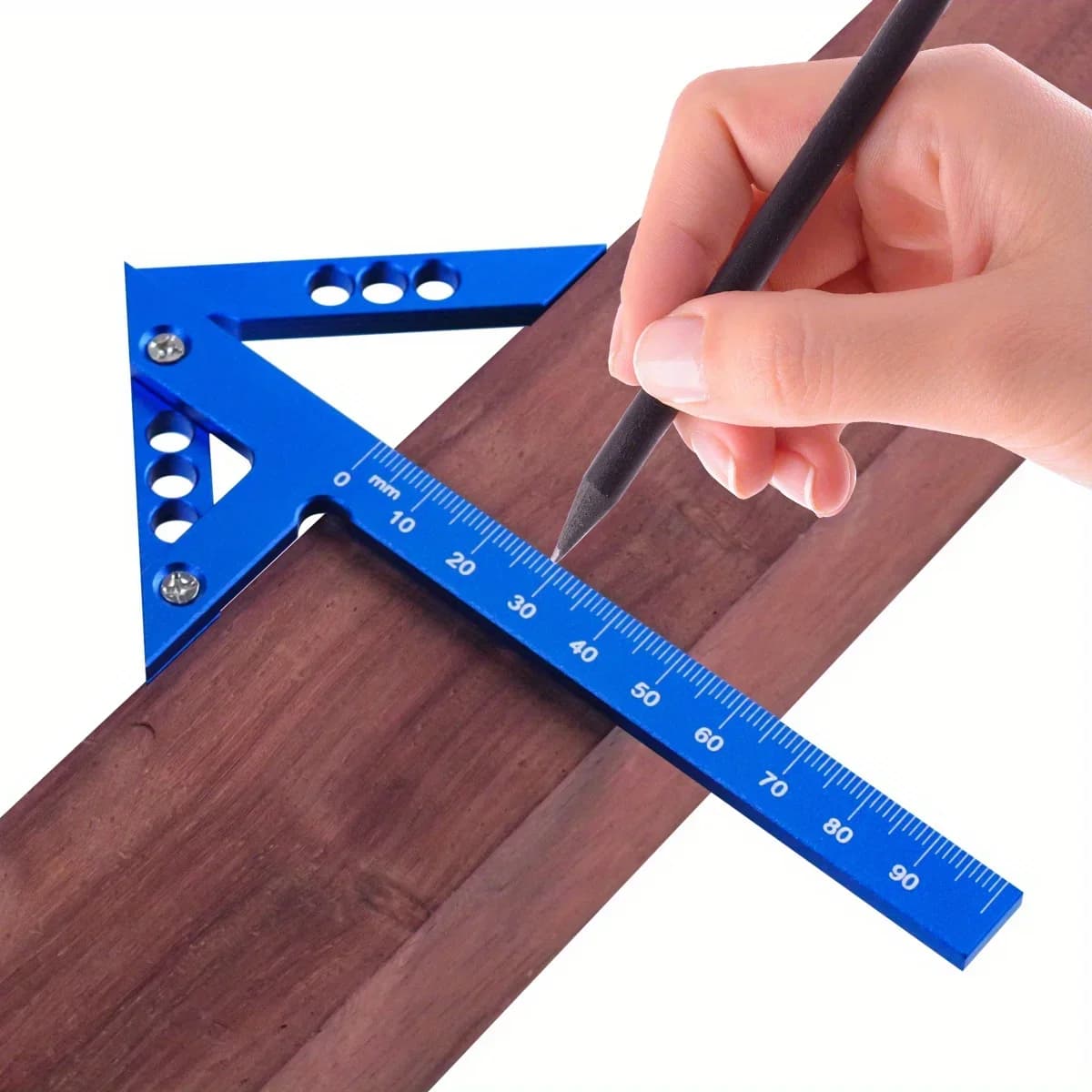 Echer de centrare din aluminiu cu indicator 45/90 grade