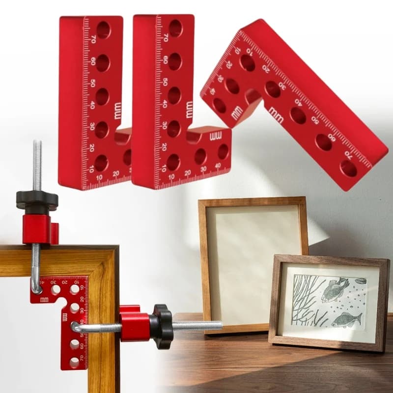 Colțar dreptunghiular din aluminiu la 90 de grade
