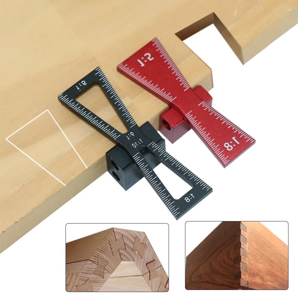 Set șabloane ghidaj marcare coadă de rândă din aluminiu