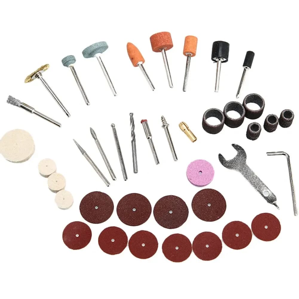 Set de lustruire și polizare rotativă cu abraziv micro, 40 piese