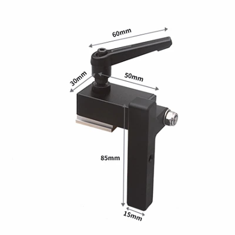 Opritor glisant din aluminiu pentru șină T (T-Track)