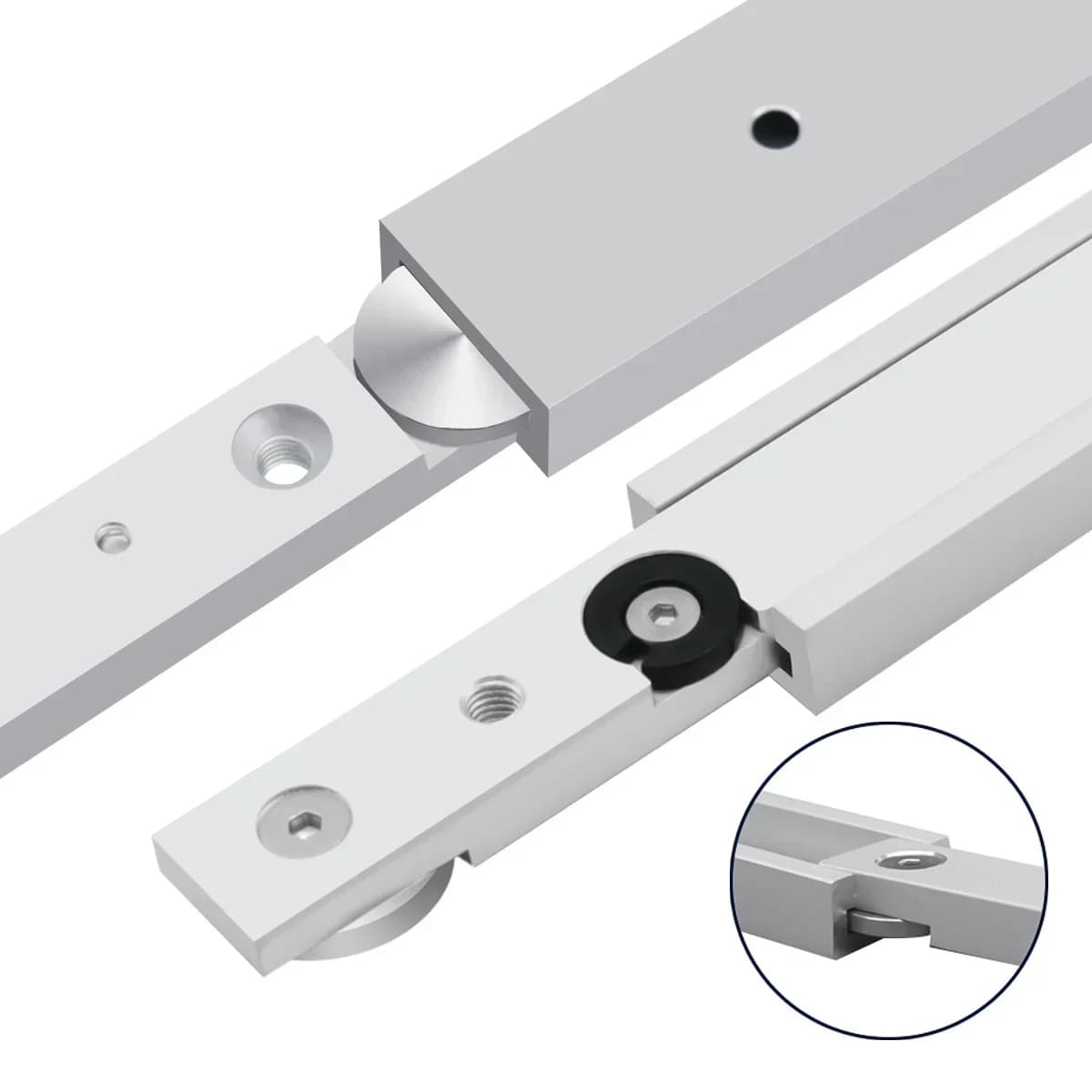 Bară glisantă de aliaj de aluminiu pentru track cu slot T