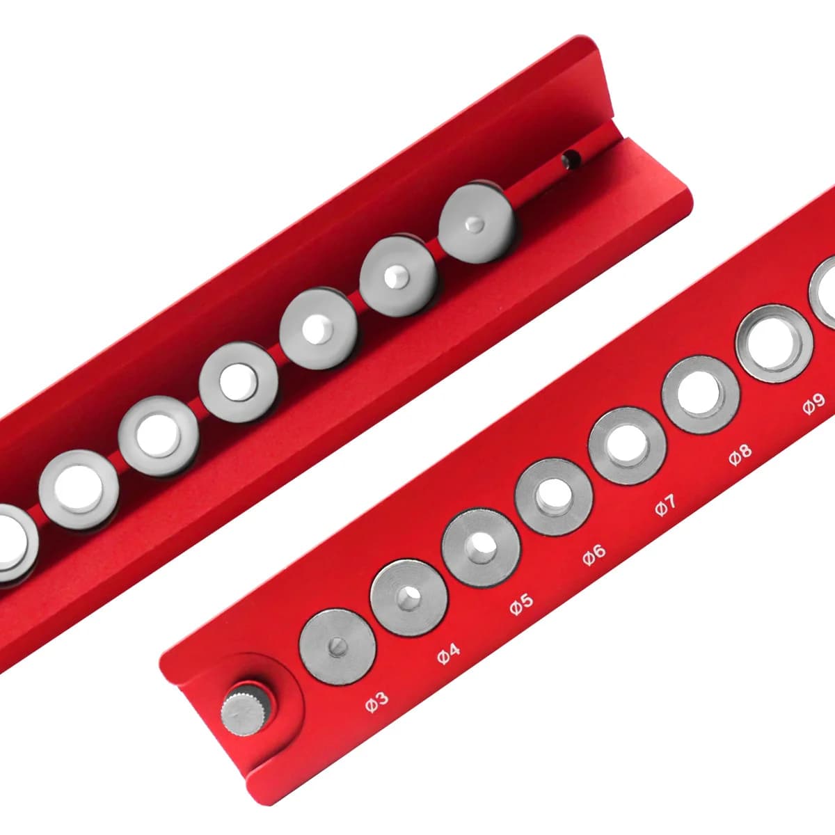 Kit de ghidaj pentru dopuri auto-centrant, pentru găuri de 3-12mm