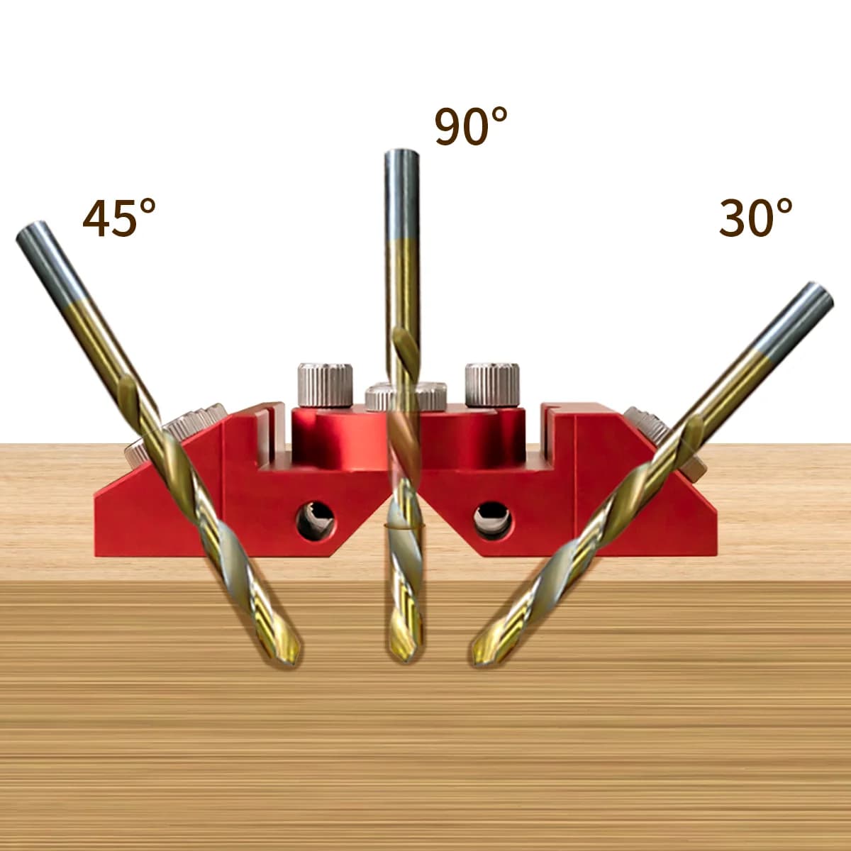 Kit șablon pentru găuri oblice multiunghiulare din aluminiu