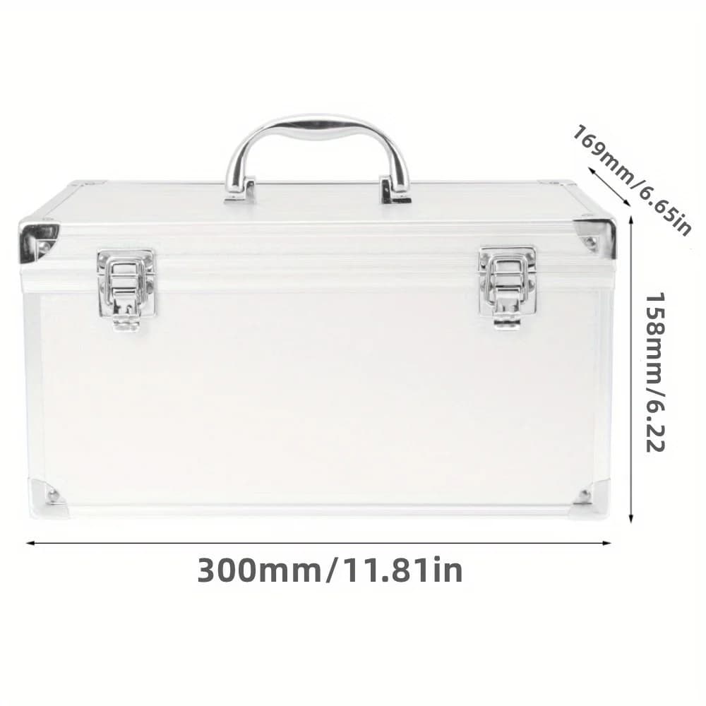 Carcasă portabilă de depozitare din aluminiu fără burete