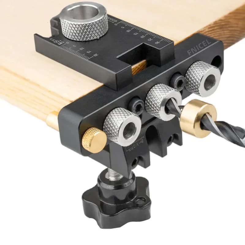 Kit Master 3 în 1 pentru Ghidajul Găurilor cu Cuie de Îmbinare