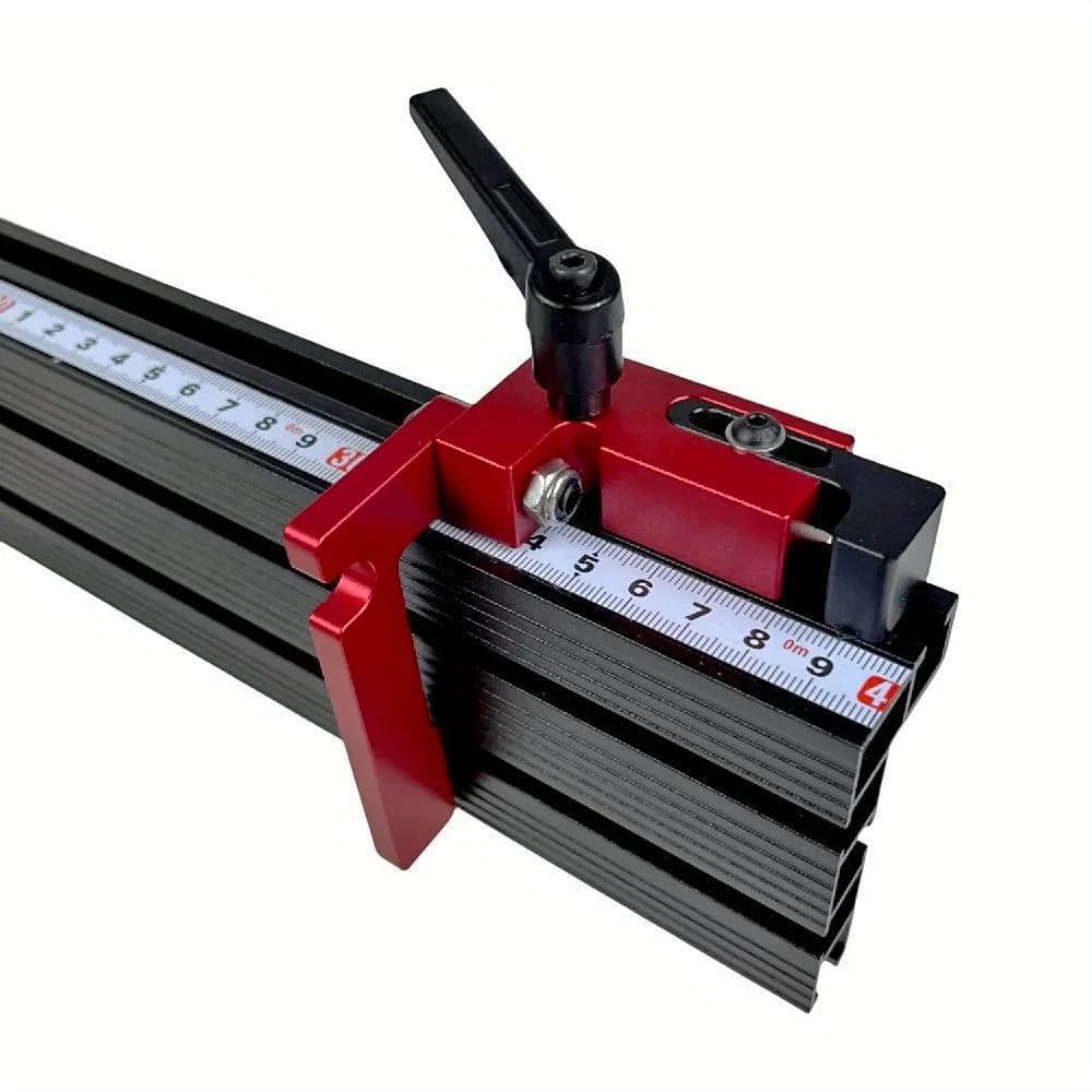 Opritor pentru șină de îmbinare cu gardă multi-slot din aluminiu