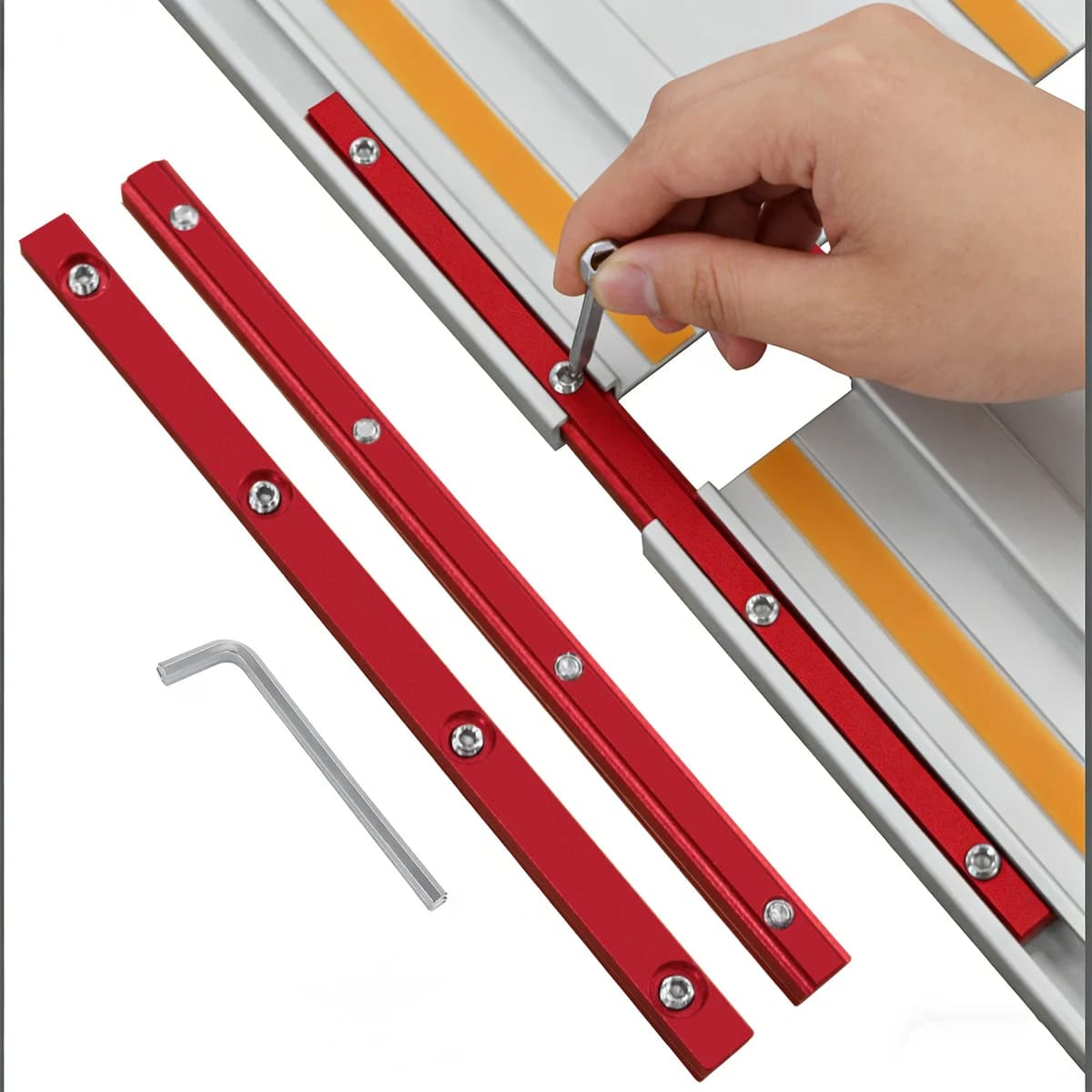 Kit universal de conector pentru șine de frezat