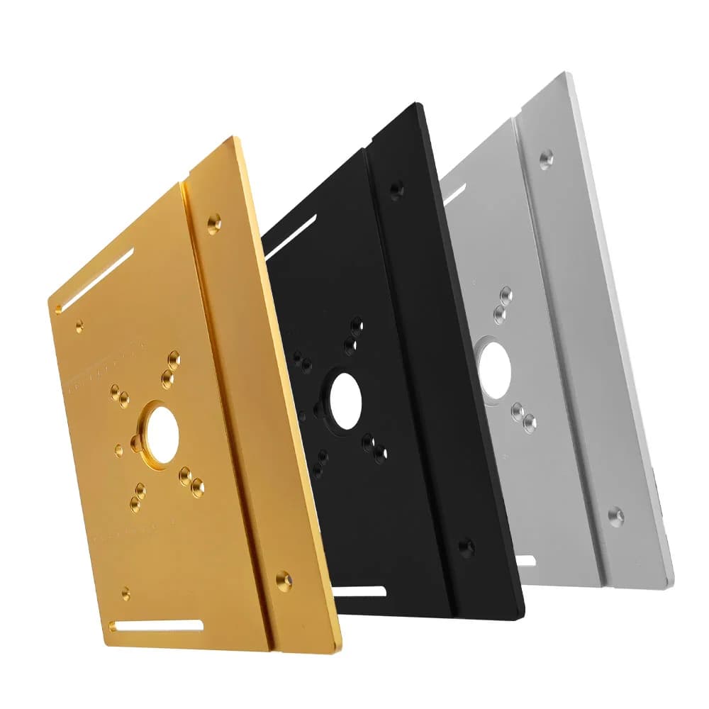 Placă de inserție din aluminiu pentru masă freză cu șablon unghiular