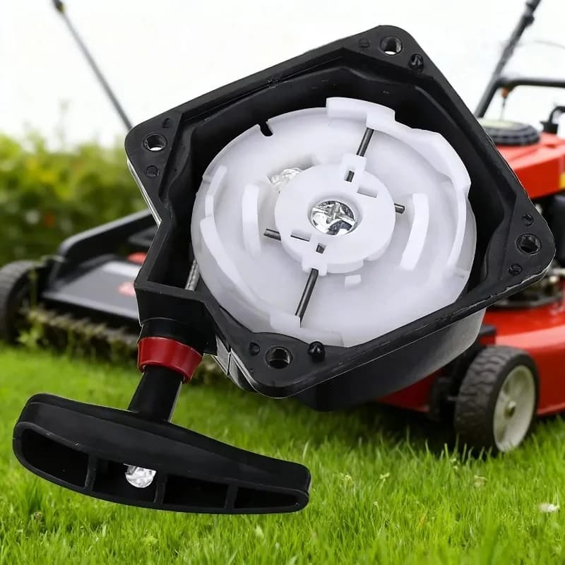 Ansamblu demaror manual cu sfoară, 80mm, pentru mașini de tuns iarba