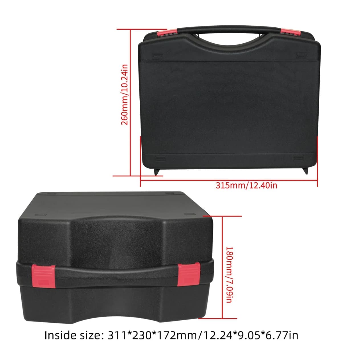 Husă portabilă multifuncțională din plastic pentru instrumente