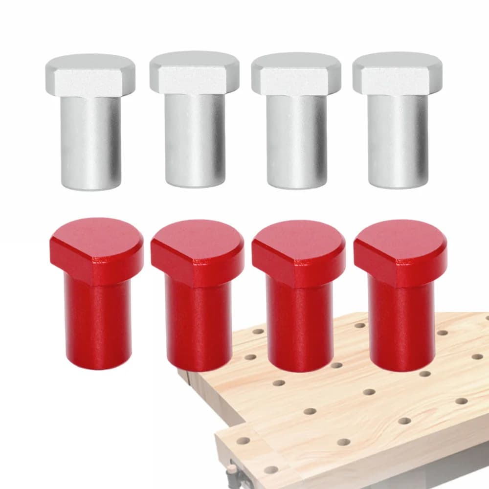 Set 4 buc. opritoare din aluminiu pentru banc de lucru, 19/20mm