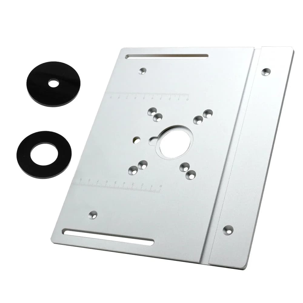 Placă de inserție din aluminiu pentru masă freză cu șablon unghiular