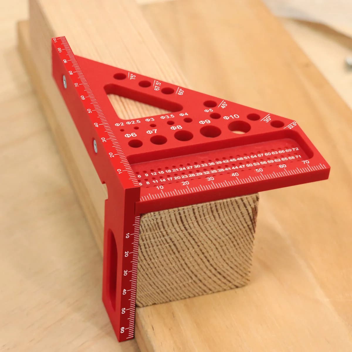 Rigla de măsurare și trasare plastică precisă, multi-unghiulară 3D