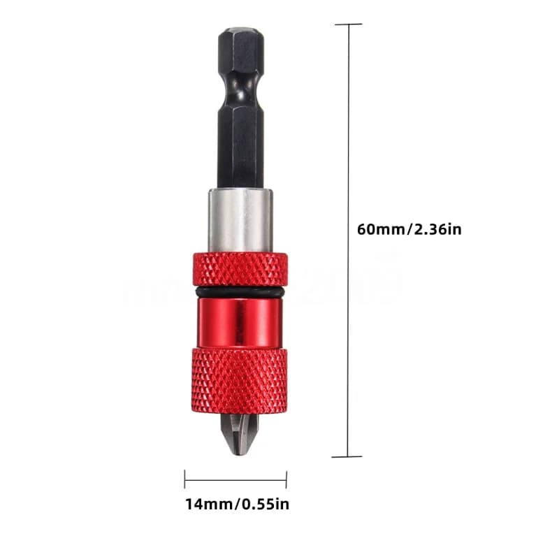 Extensie magnetică reglabilă pentru șurubelniță cu coadă hexagonală, 60mm